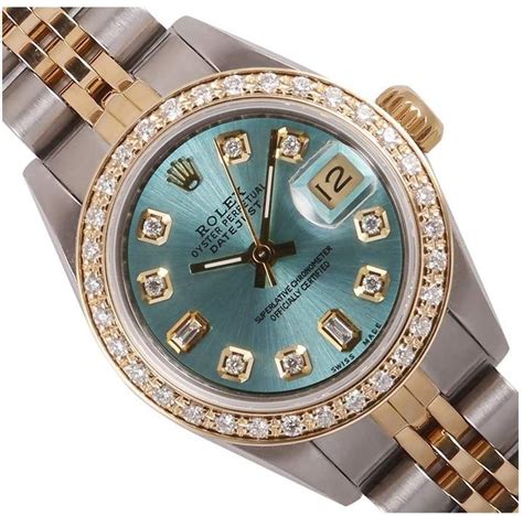 1957 rolex datejust turquoise|lady datejust watch.